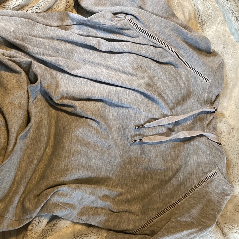 Gray cropped sweatshirt Size Sm